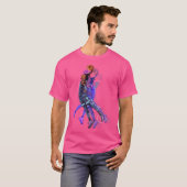 Ja Morant Zeichnend Kunst T-Shirt (Vorne ganz)