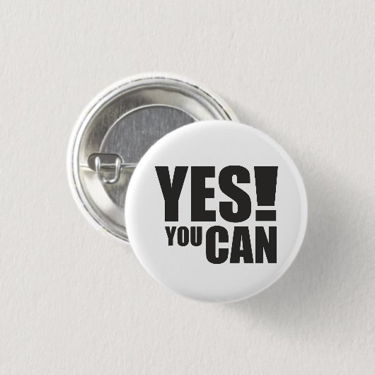 JA - Motivierend positives Angebotsdesign Button (Vorne & Hinten)