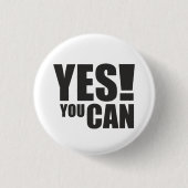 JA - Motivierend positives Angebotsdesign Button (Vorderseite)