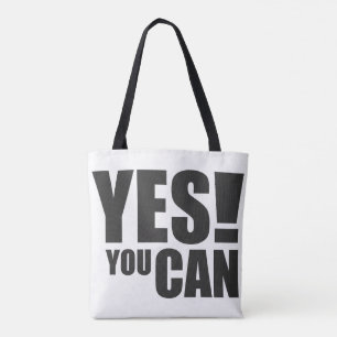 JA - Motivierend positives Angebotsdesign Tasche
