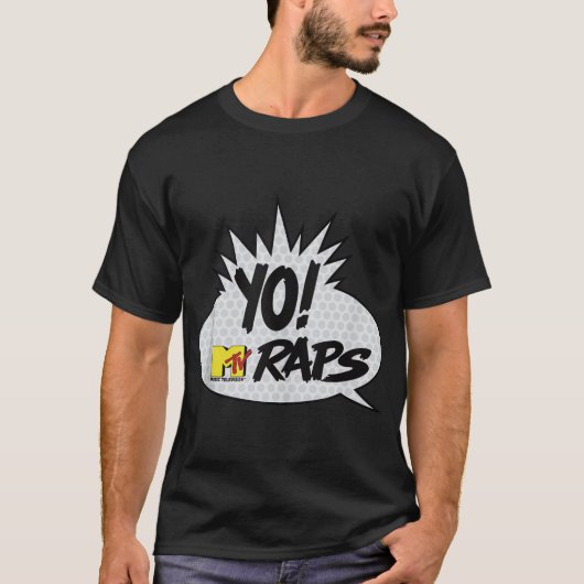 JA! MTV Raps Comic Book Talk Blase T-Shirt (Vorderseite)