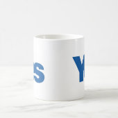 Ja nach unabhängiges Schottland Kaffeetasse (Mittel)