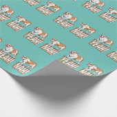 Ja, Nah! Bulldog Geschenkpapier (Ecke)