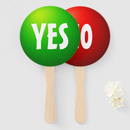 Ja Nein Quiz Spiel Paddle Schild Fächer