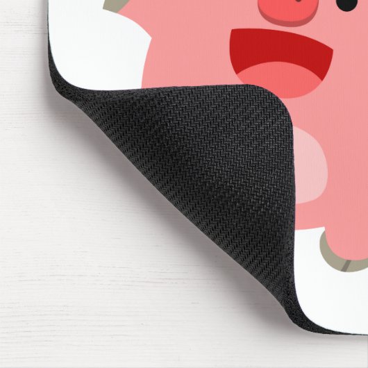 JA! Niedlicher Cartoon Schweine Mousepad (Ecke)