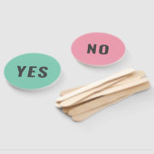 Ja No Game | Modernes Pastellrosa Fächer (Non-assembled)