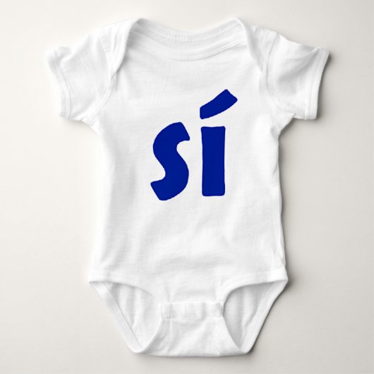 Ja oder Nein Baby Strampler (Vorderseite)