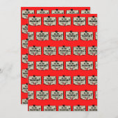 Ja oder Nein, mein Valentine Einladung (Vorne/Hinten)