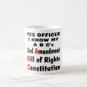 Ja Offizier kenne ich mein ein B c Kaffeetasse (Mittel)