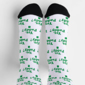 Ja Paddy Funny St. Paddy's Day Socken (Oben)