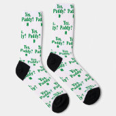 Ja Paddy Funny St. Paddy's Day Socken (Rechts)