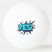 JA Ping-Pong-Ball Tischtennisball (Vorderseite)