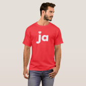 ja Polnischer Nachname Tshirt (Vorne ganz)