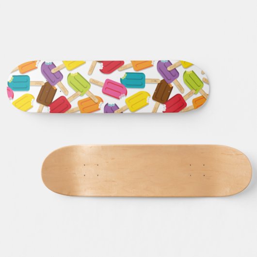 Ja! Popsicle Skateboard (weiß) (Horizontal)