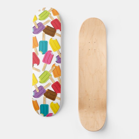 Ja! Popsicle Skateboard (weiß) (Vorderseite)