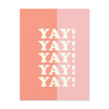 Ja! Positiv Aufblühen Inspirierend Rosa und Korall