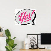 Ja Poster (Heimbüro)