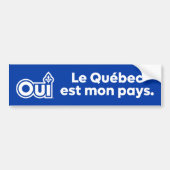 JA Quebec Autoaufkleber (Vorne)