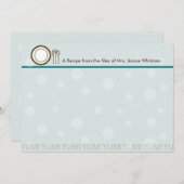 Ja! Rezept-Karte (Vorne/Hinten)