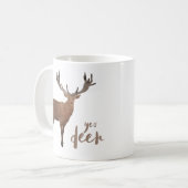 Ja Rotwild-Tasse Kaffeetasse (Vorderseite Links)