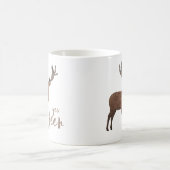 Ja Rotwild-Tasse Kaffeetasse (Mittel)
