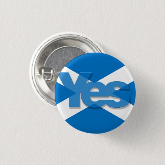 Ja Saltire Button (Vorne & Hinten)
