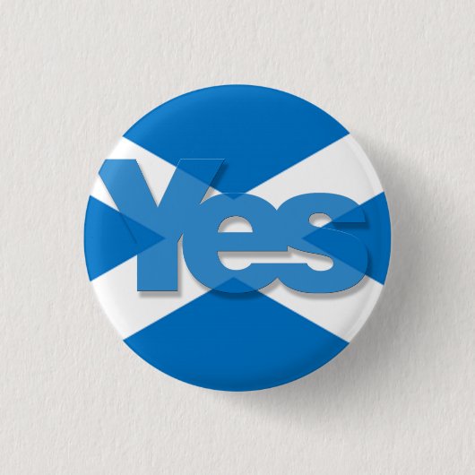 Ja Saltire Button (Vorderseite)