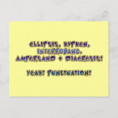 Ja! Satzzeichen! Postkarte (Vorderseite)