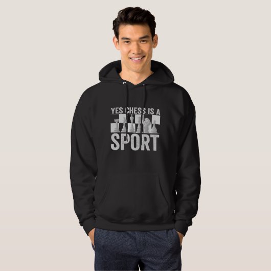 Ja Schach ist ein Geschenk für Sport Funny Schach Hoodie (Vorne ganz)