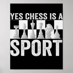 Ja Schach ist ein Geschenk für Sport Funny Schach  Poster