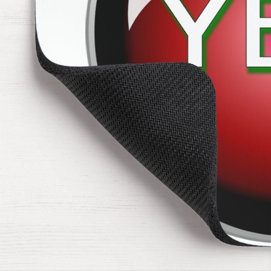 JA-Schaltfläche Maus-Pad - Klicken Sie mit Zuversi Mousepad (Ecke)