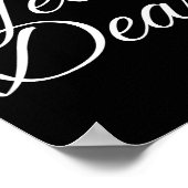 Ja Schatz mein Valentin Mein Ein und Einziger Ich  Poster (Ecke)