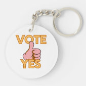 Ja Schlüsselanhänger (Rückseite)