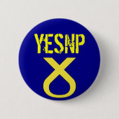 Ja Schottland Abstimmung SNP-Abzeichen Button (Vorderseite)