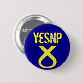 Ja Schottland Abstimmung SNP-Abzeichen Button (Vorne & Hinten)