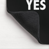 Ja Sehr geehrt - Funny Sarcastic Slogan Mousepad (Ecke)