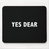 Ja Sehr geehrt - Funny Sarcastic Slogan Mousepad (Vorne)