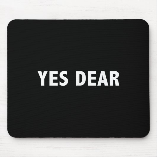 Ja Sehr geehrt - Funny Sarcastic Slogan Mousepad (Vorne)
