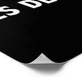 Ja Sehr geehrt - Funny Sarcastic Slogan Poster (Ecke)