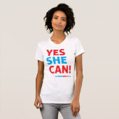 Ja SHE Can Harris Walz T-Shirt (Vorne ganz)