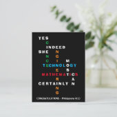 JA, SIE KANN HERRSCHEN POSTKARTE (Stehend Vorderseite)