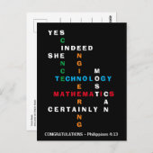 JA, SIE KANN HERRSCHEN POSTKARTE (Vorne/Hinten)