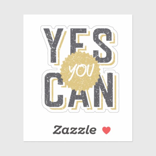 Ja, Sie können Aufkleber (Blatt)