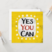 Ja, Sie können die Karte begrüßen (Vorderseite/Rückseite Beispiel)