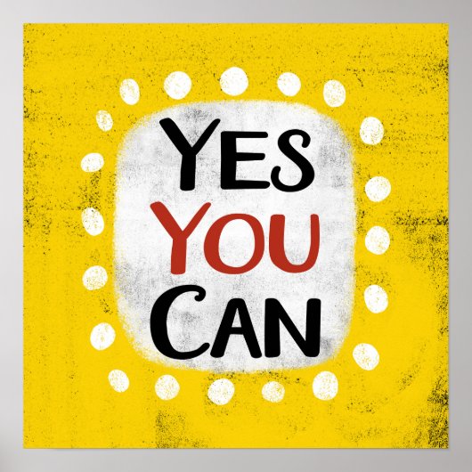 Ja, Sie können die Kunst der Mauer posten Poster (Vorne)