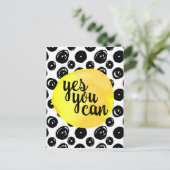 Ja, Sie können etwas anbieten Postkarte (Stehend Vorderseite)