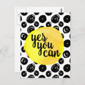 Ja, Sie können etwas anbieten Postkarte (Vorne/Hinten)