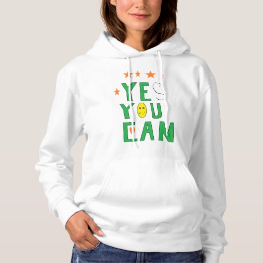 Ja, Sie können Frauenheld Hoodie (Vorderseite)
