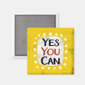Ja, Sie können Kühlschrank Magnet (Vorderseite/Rückseite)