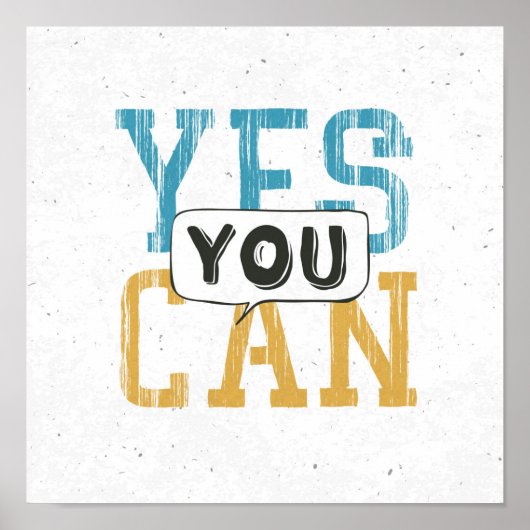 Ja, Sie können Poster (Vorne)